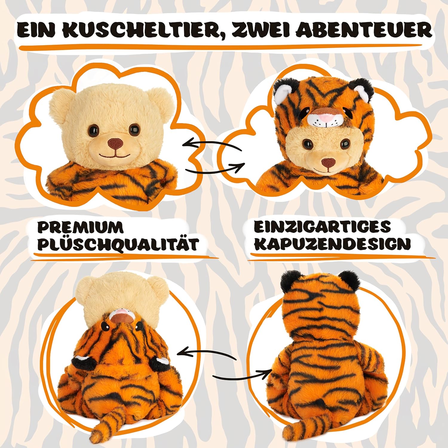 Teddy-Tiger - BRUBIE im Tigerkostüm