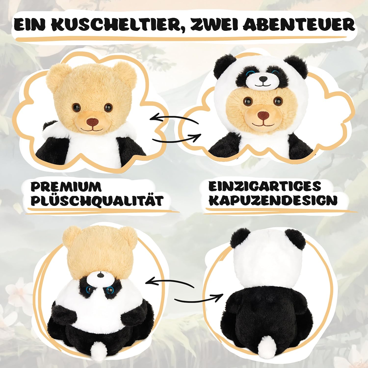 Teddy-Panda - BRUBIE im Pandakostüm