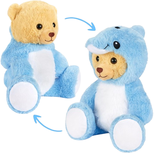 Teddy-Delfin - BRUBIE im Delfinkostüm