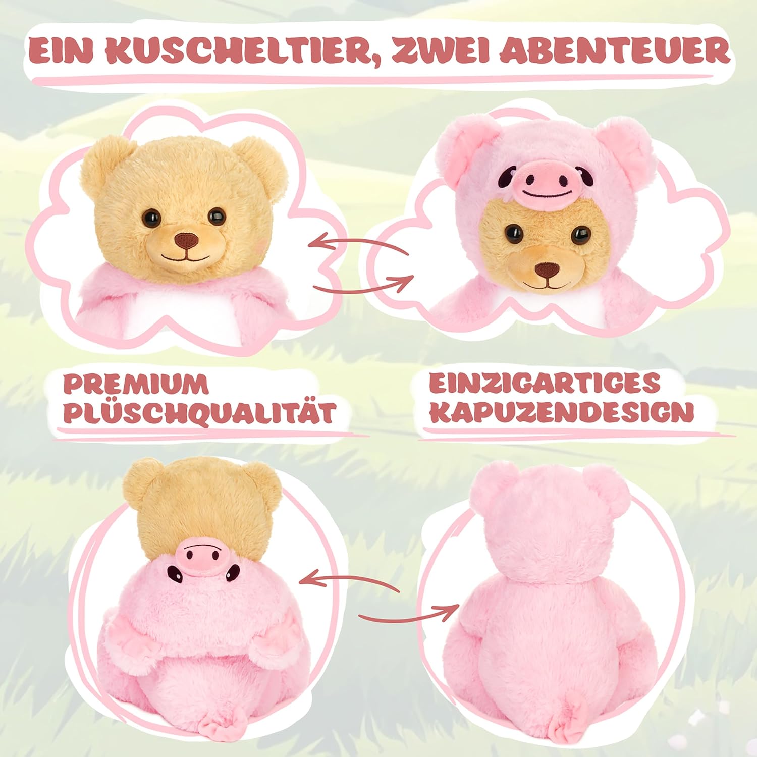 Teddy-Schwein - BRUBIE im Schweinekostüm