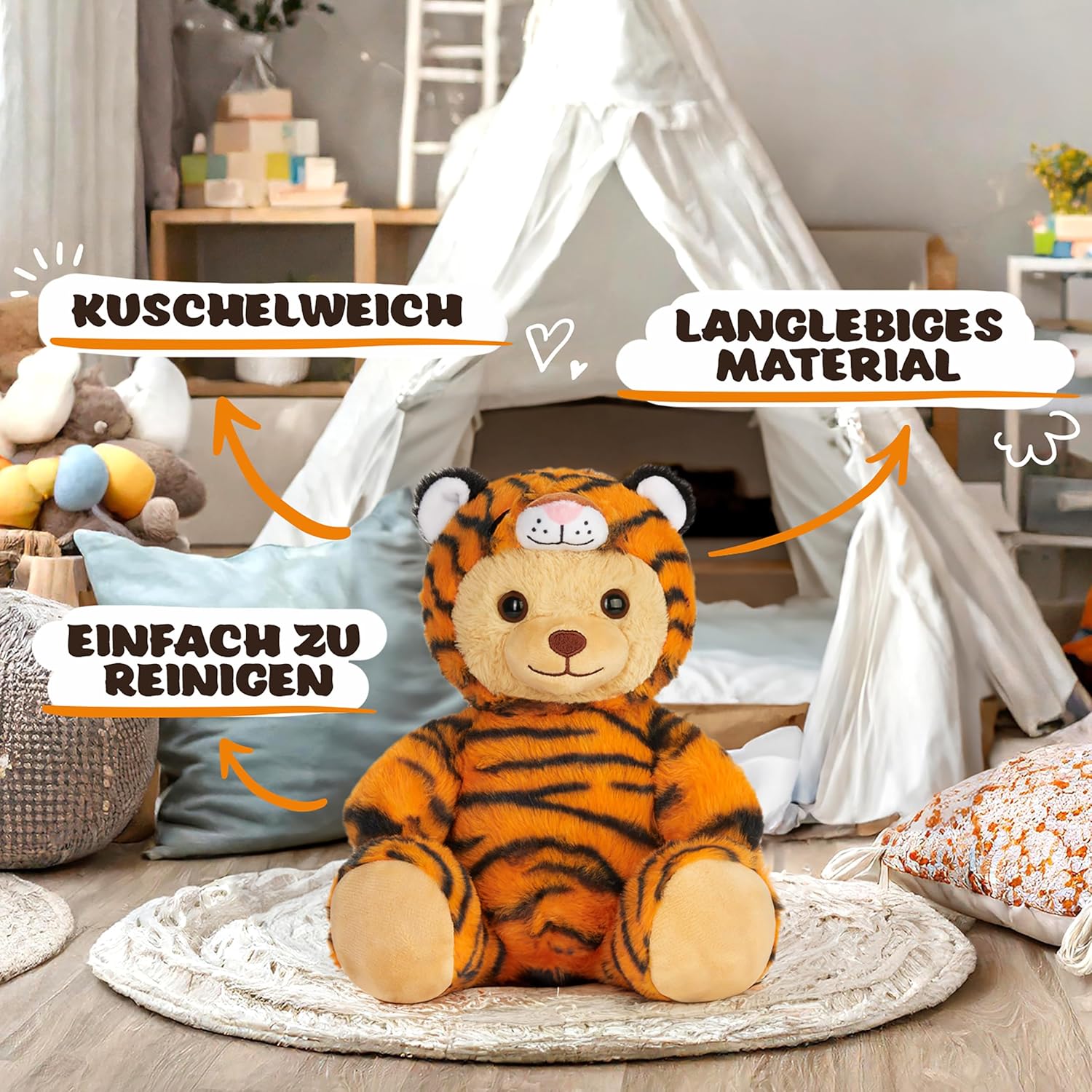 Teddy-Tiger - BRUBIE im Tigerkostüm